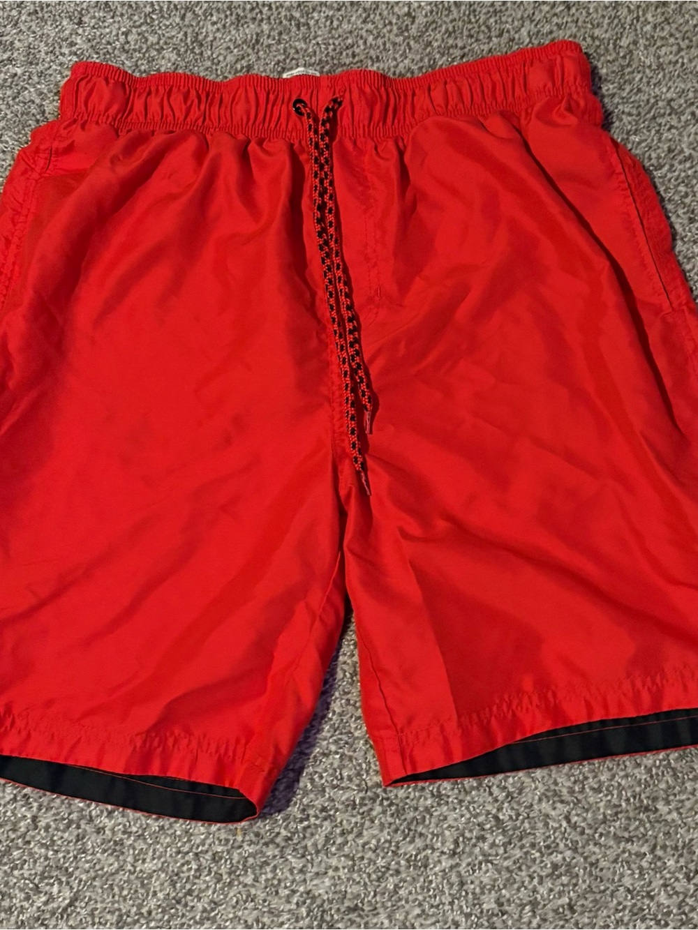 Faded Glory Men's Red Bathing Suit